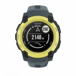 Смарт-годинник Garmin Instinct E 40 мм Electric Lime жовтий з Twilight сірим силіконовим ремінцем