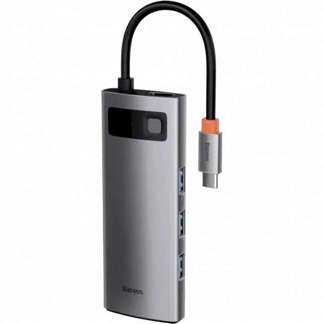 Перехідник Baseus HUB 6 in 1 Space Gray