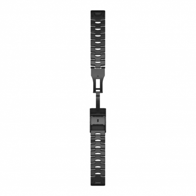 Ремінець QuickFit 22 мм, Vented титановий браслет з Carbon Grey DLC покриттям