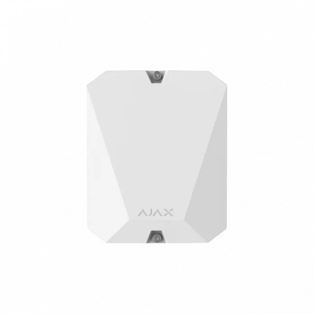 Модуль для інтеграції сторонніх провідних пристроїв Ajax MultiTransmitter, Jeweller, бездротовий, білий
