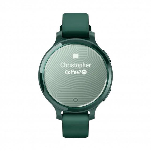 Смарт-годинник Garmin Lily 2 Active Jasper Green з Jasper Green зеленим силіконовим ремінцем