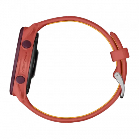Смарт-годинник Garmin Forerunner 170 Music Red Pink червоний з Red Pink/Mango Band червоним/жовтим силіконовим ремінцем