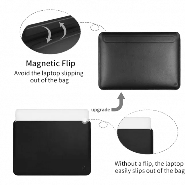 Чохол WiWU Skin Pro II Leather Sleeve MacBook Air 15.3 Black