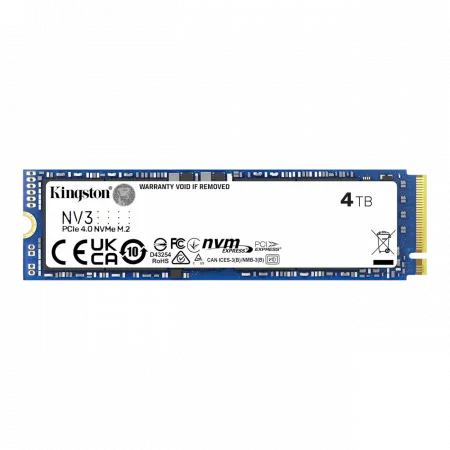Накопичувач SSD Kingston M.2 4TB PCIe 4.0 NV3