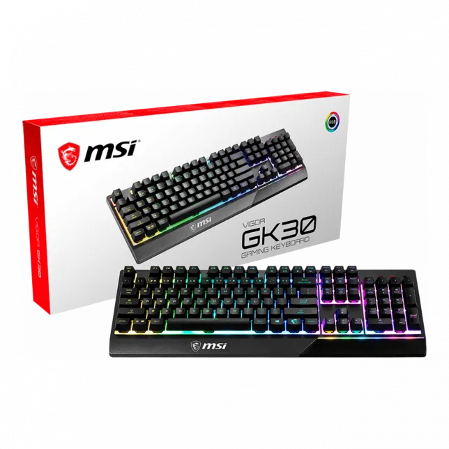 Клавіатура механічна MSI VIGOR GK30 UA, чорний