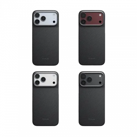 Чохол Pitaka Edge Ultra-Slim Twill Black/Grey для iPhone 18 Pro/17 Pro