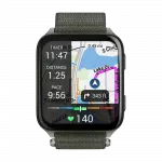 Смарт-годинник Garmin Venu X1 Moss хакі з титановим корпусом та Moss хакі нейлоновим ремінцем ComfortFit
