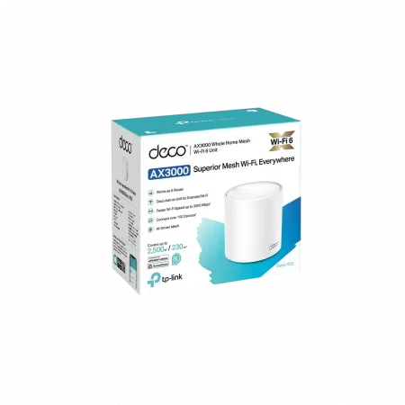 Система WiFi-Mesh TP-LINK Deco X50 AX3000, 3xGE LANWAN, 1мод