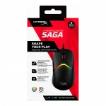 Миша HyperX Pulsefire SAGA, RGB, USB-A, чорний