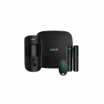 Комплект охоронної сигналізації Ajax HDR StarterKit Cam Plus, hub 2 plus, motioncam HDR, doorprotect, spacecontrol, jeweller, бездротовий, чорний