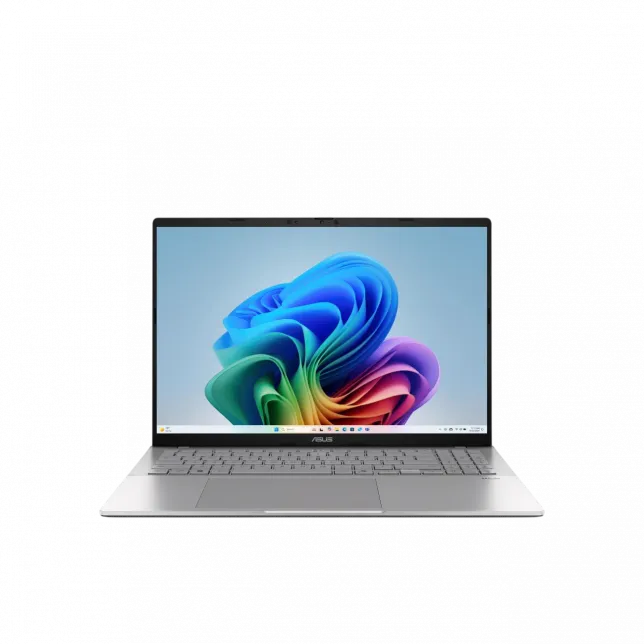 Ноутбук ASUS Vivobook S16 S3607QA-SH043W 16" WUXGA OLED, Qualcomm X X1 26 100, 16GB, F512GB, UMA, Win11, Сріблястий