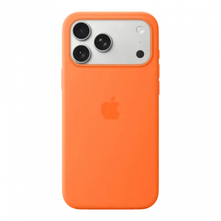Чохол Apple Silicone Case with Magsafe для iPhone 17 Pro Max (Orange)