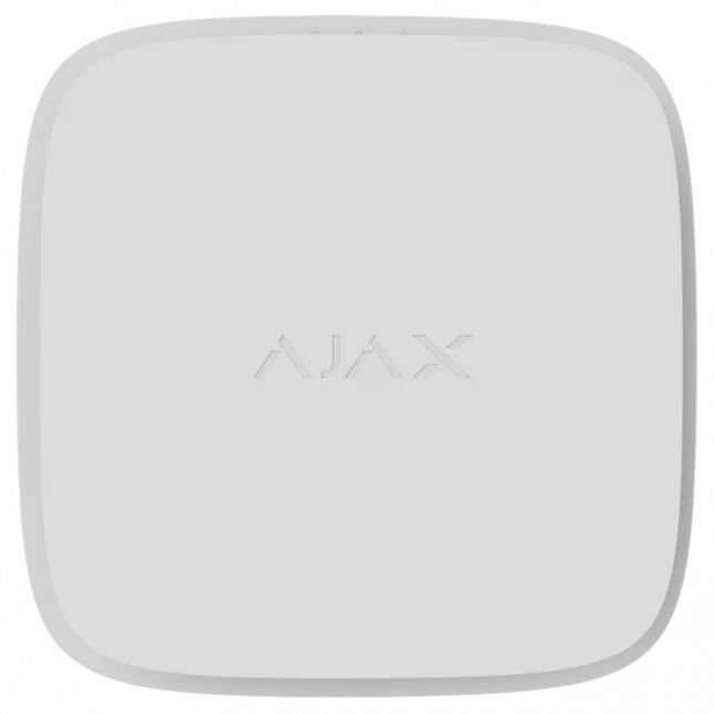 Датчик диму, температури та чадного газу Ajax, FireProtect 2 SB Heat Smoke CO Jeweler, незмінна батарея, бездротовий, білий