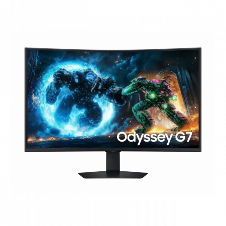 Монітор Samsung 37" G7 G75F 4K HDMI, DP, USB, VA, 3840x2160, 165Hz, 1ms