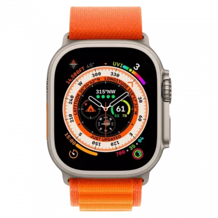 б/у Apple Watch Ultra GPS + LTE 49mm Titanium Case with Orange Alpine Loop Medium