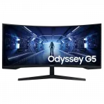 Монітор Samsung 34" Odyssey G5 C34G55TWW D-Sub, 2xHDMI, DP, VA, 3440x1440, 21:9, 165Hz, 1ms, CURVED