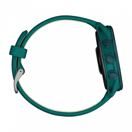 Смарт-годинник Garmin Forerunner 170 Music Teal Green зелений з Teal Green/Citron Band зеленим/жовтим силіконовим ремінцем