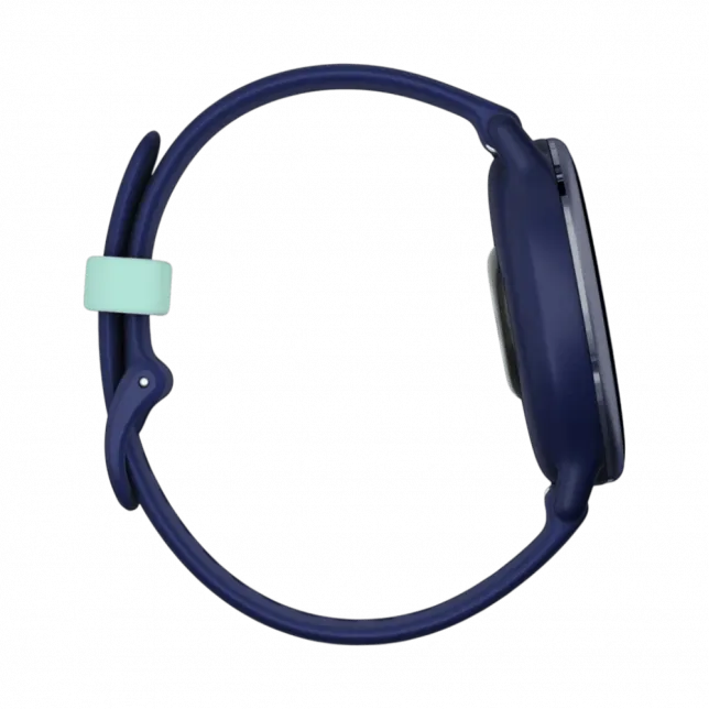 Смарт-годинник Garmin Vivoactive 5 Metallic Navy Aluminium Вezel з темно-синім корпусом Navy та силіконовим ремінцем