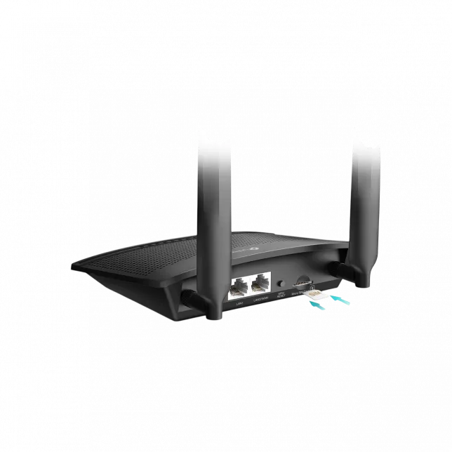 Маршрутизатор TP-LINK TL-MR100 N300, 4G/LTE, 1xFE LAN, 1xFE WAN