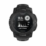 Смарт-годинник Garmin Instinct 3 45 мм, Solar, Tactical Edition Black чорний з чорним силіконовим ремінцем