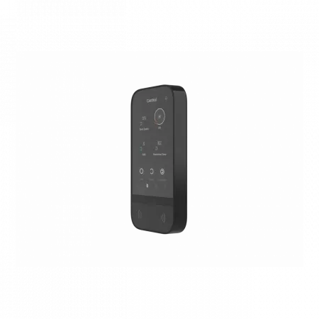 Клавіатура з сенсорним дисплеєм Ajax KeyPad TouchScreen, jeweller, бездротовий, чорний
