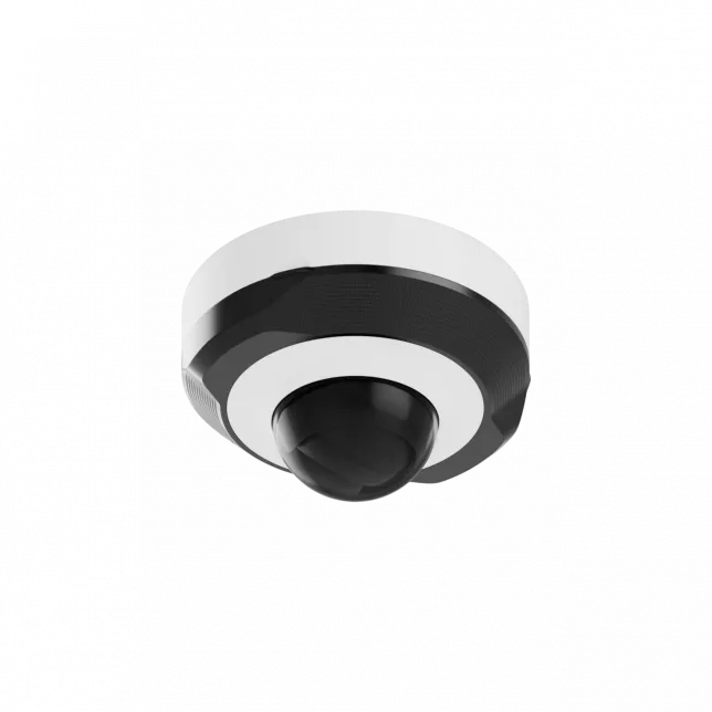 IP-Камера дротова Ajax DomeCam Mini, 5мп, 2.8мм, Poe, True WDR, IP 65, ІЧ 30м, аудіо, кут огляду 100° до 110°, міні купольна, біла