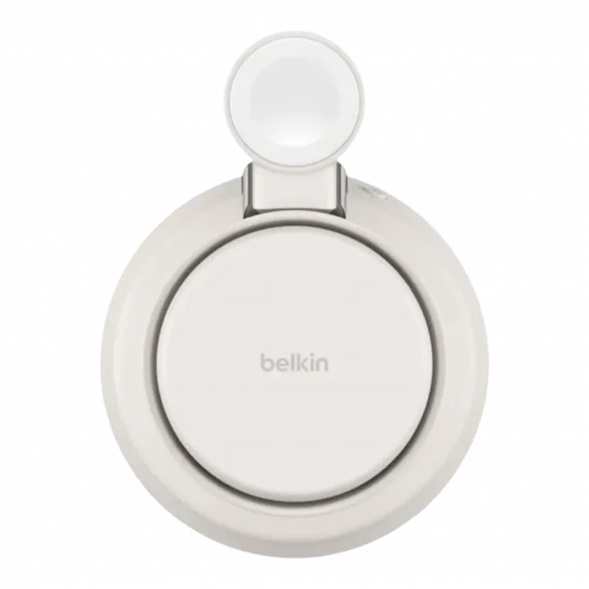Зарядний пристрій бездротовий Belkin 3в1 UltraCharge Pro Magnetic Charging 25W Dock (Sand)