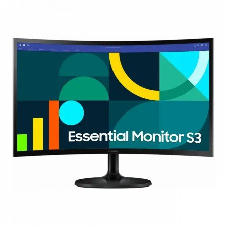 Монітор Samsung 23.8" S24D360 D-Sub, HDMI, VA, 100Hz, 4ms, CURVED