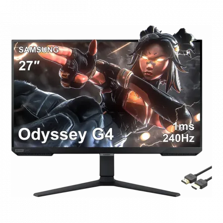 Монітор Samsung 27" Odyssey G4 S27BG400EI 2*HDMI, DP,, IPS, 240Hz, 1ms