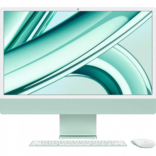 б/у Apple iMac 24 with Retina 4.5K, Apple M3, 512GB, 8 CPU / 10 GPU, 8GB RAM, Green (2023)