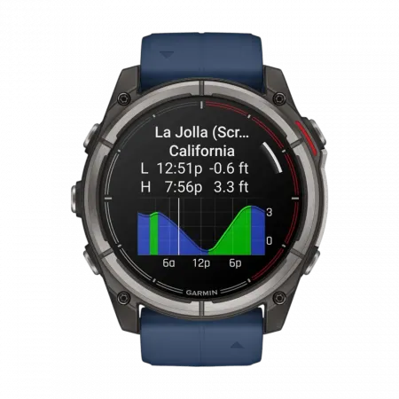 Смарт-годинник Garmin Quatix 8 51мм AMOLED Морський GPS смартгодинник з AMOLED екраном