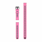 Ремінець QuickFit 22 мм, Pink Aurora рожевий силіконовий (комплект з трьох частин)