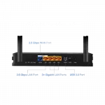 Маршрутизатор TP-LINK Archer BE230 BE3600, 3xGE LAN, 2.5xGE LAN, 2.5xGE WAN, 1xUSB3.0 MESH