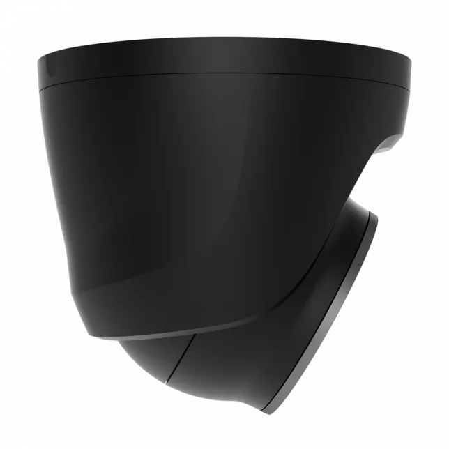 IP-камера дротова Ajax TurretCam HLVF 8 MP Black, 2.8–12 мм, PoE, True WDR, IP67, ІЧ 60 м, LED 40 м, аудіо, кут огляду 31° до 111°, вулична, чорна, 126282.197.BL1