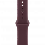 Apple Watch Series 12 GPS + LTE 46mm Radiant Gold Titanium Case with Burgundy Sport Band - M/L (MJGT4)