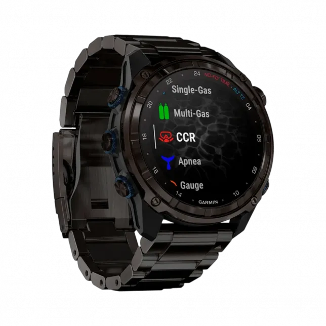 Смарт-годинник Garmin Descent Mk3i 51 мм Carbon Grey DLC Titanium з DLC Titanium титановим браслетом