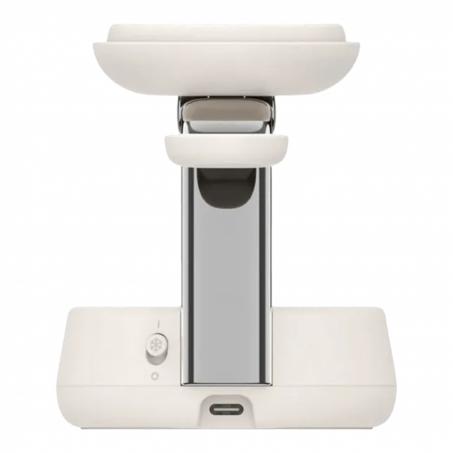 Зарядний пристрій бездротовий Belkin 3в1 UltraCharge Pro Magnetic Charging 25W Dock (Sand)