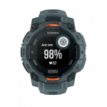 Смарт-годинник Garmin Instinct 3 45 мм, Solar Twilight сірий з Twilight сірим силіконовим ремінцем