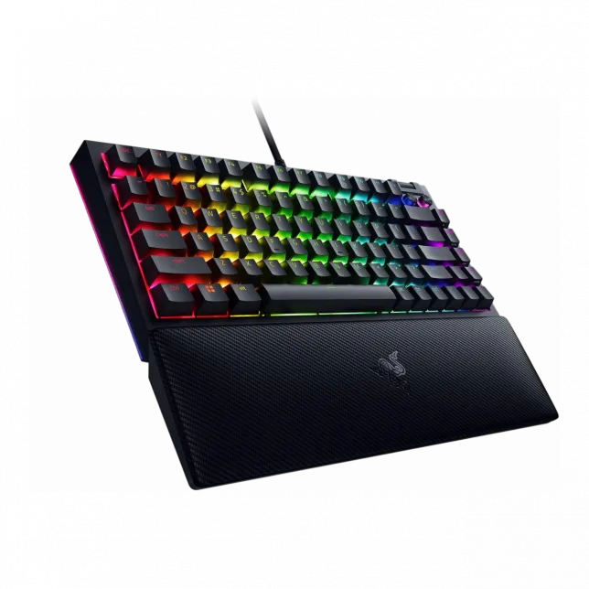 Клавіатура Razer BlackWidow V4 75% RGB 83key Mechanical Tactile Switch GEN-3, USB-A, EN, чорний