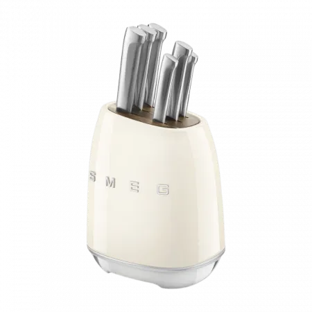 Комплект ножів Smeg (Cream)