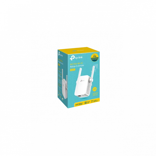 Розширювач покриття WiFi TP-LINK RE205 AC750 1хFE LAN, MESH