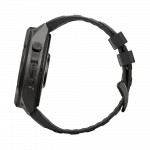 Смарт-годинник Garmin Fenix 9 Pro 51мм, Carbon Gray DLC Titanium з Black/Pebble Grey чорним/темно-сірим силіконовим ремінцем
