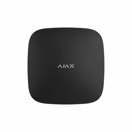 Інтелектуальна централь Ajax Hub 2, gsm, ethernet, jeweller, бездротова, чорний