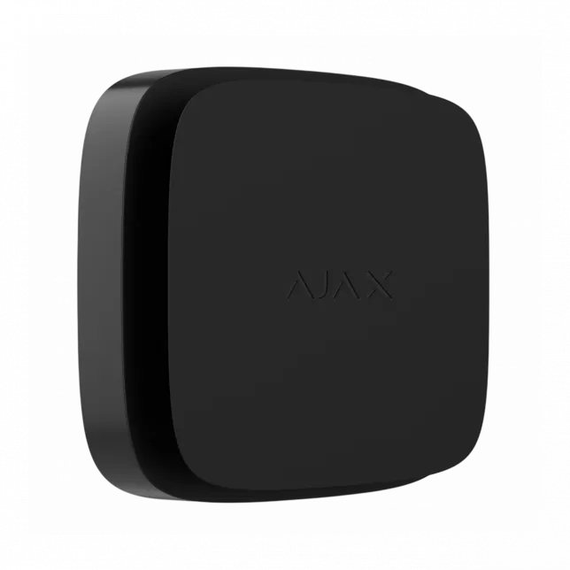 Датчик диму, температури та чадного газу Ajax FireProtect 2 RB Heat Smoke CO Jeweler, змінна батарея, бездротовий, чорний