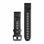 Ремінець QuickFit 20 мм, Black чорний силіконовий