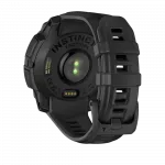Смарт-годинник Garmin Instinct 3 45 мм, Solar, Tactical Edition Black чорний з чорним силіконовим ремінцем