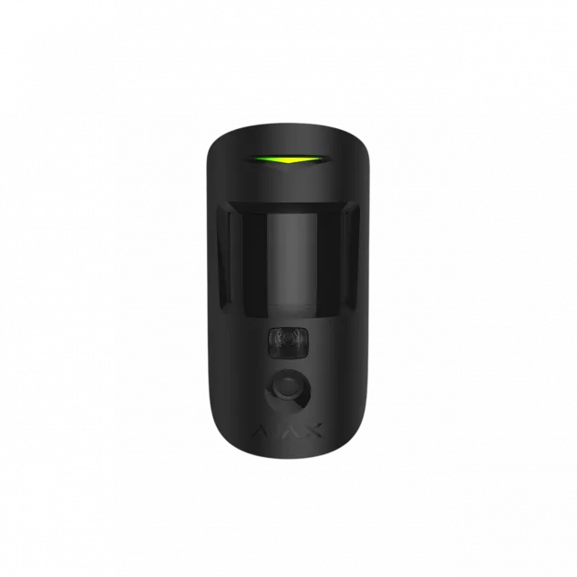 Датчик руху з покращеною фотофіксацією Ajax HDR MotionCam, Jeweller, бездротовий, чорний