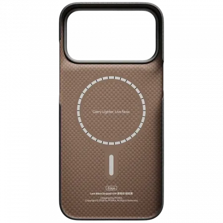 Чохол Pitaka Edge Ultra-Slim Argyle для iPhone 18 Pro Max/17 Pro Max Lava Black