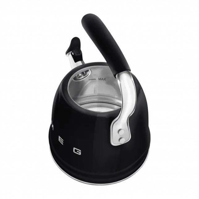 Чайник зі свистком Smeg (Black)