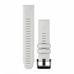 Ремінець QuickFit 22 мм, Carrara White білий силіконовий